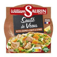 WILLIAM SAURIN Peakoka vasikaliha-köögiviljahautis, tassis, 280g | Multum