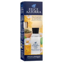 FELCE AZZURRA Baltosios arbatos ir Osmanthus kambario kvapas su lazdelėmis 120ml | Multum