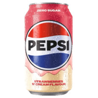 PEPSI maasikad ja koor Zero, purk 330ml | Laravel