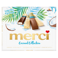MERCI Coconut šokolādes konfekšu asorti, kārbā 250g | Multum