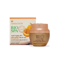 SEA OF SPA Anti-Aging 45+ dienas krēms SPF15 ar ķirbju eļļu sausai sejas ādai 50ml | Multum