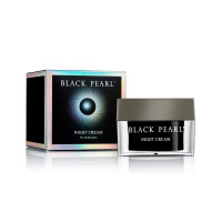 BLACK PEARL naktinis kremas veido odai su perlų pudra ir Negyvosios jūros mineralais 50ml | Multum