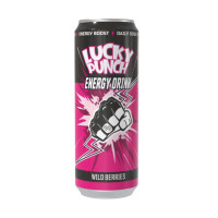 LUCKY PUNCH Wild Berry Enerģijas dzēriens 330ml | Multum