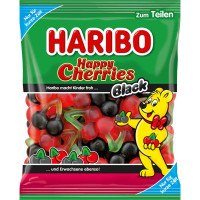 HARIBO Happy Cherries Black Jelly komm 175g | Multum