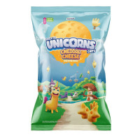 WORLD OF UNICORNS Cheddar Cheese kukurūzas uzkodas 70g | Multum