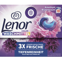 LENOR Amethyst Blossom Dream skalbimo kapsulės spalvotiems skalbiniams 18vnt | Multum