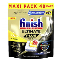 FINISH Ultimate Plus All in 1 Lemon indų plovimo kapsulės 48vnt | Laravel