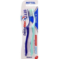 ELKOS Denta Max Medium x2 vidutinio kietumo dantų šepetėliai | Multum