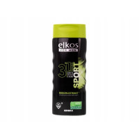 ELKOS Men 3in1 Sportinė dušo želė su sportišku gaiviu aromatu 400ml | Multum
