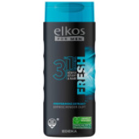ELKOS Men 3in1 Gaivus dušo želė su gaiviu aromatu 400ml | Multum