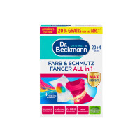 DR. BECKMANN pühib plekilise pesu vastu, värviline pesu pesemiseks 24 tükki | Laravel