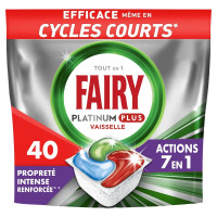 FAIRY Platinum indų plovimo kapsulės 40vnt | Multum