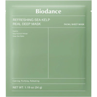 BIODANCE Refreshing Sea Kelp Real maska sejas ādai ar jūras aļģu ekstraktu 34g | Multum