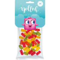 YOLLOH Mini Bears želė saldainiai (be cukraus) 100g | Multum