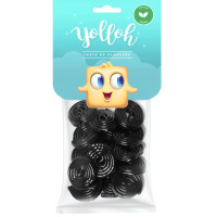 YOLLOH Black Rolls Saldymedžio želė saldainiai 120g | Multum