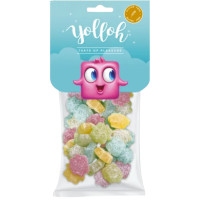 YOLLOH Yolloh's želė saldainiai (be glitimo) 125g | Multum