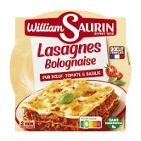 WILLIAM SAURIN Lasanje Bologna kastmes veiseliha, tomatite ja basiilikuga 300g | Multum