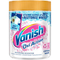 VANISH Oxi Action dėmių šalinimo milteliai baltiems skalbiniams 470g | Multum