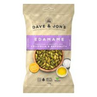 DAVE & JON'S grauzdētu sojas pupiņu uzkodas Sea Salt & Olive Oil 100g | Multum