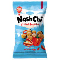 NASHCHI žirnių ir avižų traškučiai su keptos paprikos skoniu 60g | Multum