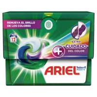 ARIEL 3in1 Color Extra Fiber skalbinių kapsulės 12vnt | Multum