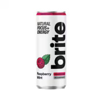 BRITE Raspberry Mint enerģijas dzēriens 330ml | Multum