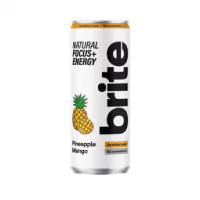 BRITE Pineapple Mango funkcionālais dzēriens 330ml | Multum