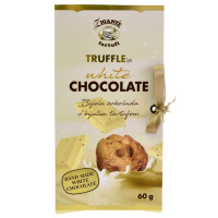 ZIGANTE baltojo šokolado plytelė su baltaisiais triufeliais 60 g | Multum
