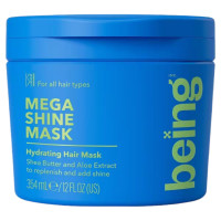 BEING Mega Shine kaukė plaukams su taukmedžio sviestu ir alavijo ekstraktu 354ml | Multum