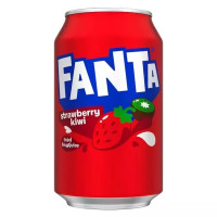 FANTA Strawberry & Kiwi, skardinė 330ml | Multum