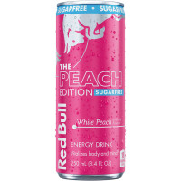 RED BULL The Peach Edition energetinis gėrimas be cukraus 250 ml | Multum