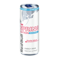 RED BULL Kevadväljaanne Cherry Sakura suhkruvaba energiajook 250 ml | Multum