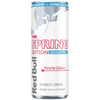 RED BULL Kevadväljaanne Cherry Sakura suhkruvaba energiajook 250 ml | Multum