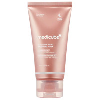 MEDICUBE Collagen Night Wrapping Peel Off Mask naktinė kaukė veido odai su kolagenu 75ml | Multum