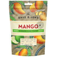 DAVE & JON'S Mango Ginger Lime twist, žāvēti 100g | Multum