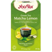 YOGI TEA Žalioji arbata Matcha Citrinų žalioji arbata 30.6g | Multum