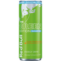 RED BULL Green Edition Curuba-Leedriõie suhkruvaba energiajook 250ml | Multum