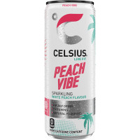 CELSIUS Peach Vibe energetinis gėrimas 250ml | Multum