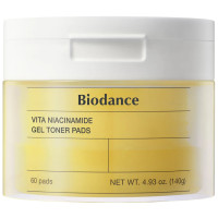 BIODANCE Vita Niacinamido tonizuojantys įklotai veido odai su niacinamidu 60vnt | Multum