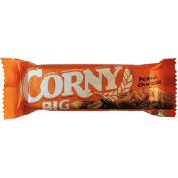 CORNY BIG šokoladas - žemės riešutų musli batonėlis 50g | Multum