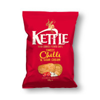 KETTLE Saldžiųjų čili bulvių traškučiai 130g | Multum