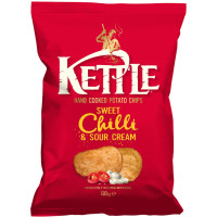 KETTLE Saldžiųjų čili bulvių traškučiai 130g | Multum