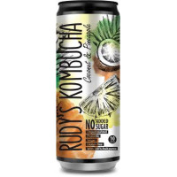 RUDY'S kookos-ananassi kombucha 330 ml | Multum