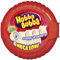 HUBBA BUBBA Strawberry tape košļājamā gumija 56 g | Multum