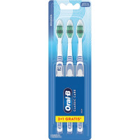 ORAL-B Classic Care dantų šepetėlis 3vnt | Multum