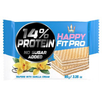HAPPY Fit Pro vanilinis vaflis 95g | Multum