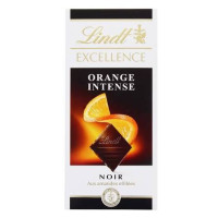 LINDT Excellence Orange Intense NOIR tamsaus šokolado plytelė 100g | Multum