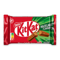KIT KAT 4 pirštų lazdynų riešutų sukimo šokolado plytelė 41,5g | Multum