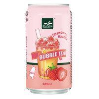 TROPICAL Bubble Tea Strawberry aukstās tējas dzēriens 235 ml | Multum