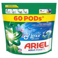 ARIEL All in 1 Tocuh Of Lenor Anti Smell pesupulbri kapslid 60 tükki | Multum